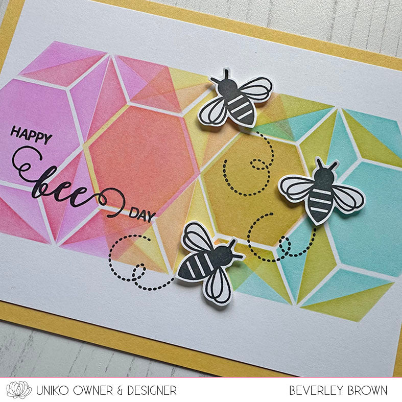 Introducing... Ink & Flip Layering Geometric Hexagon