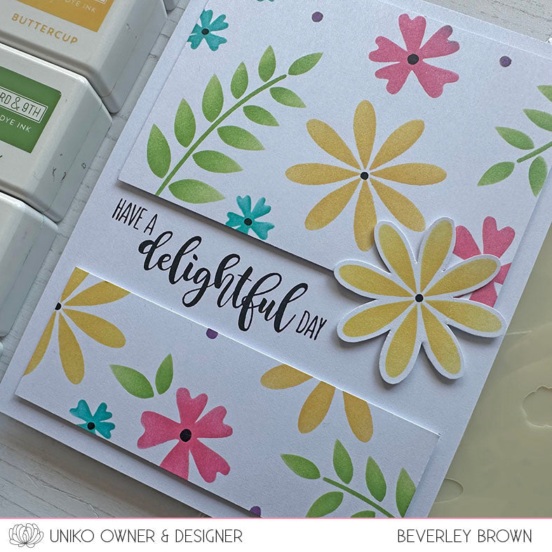 Introducing... Stencil - Layering Flower Fusion