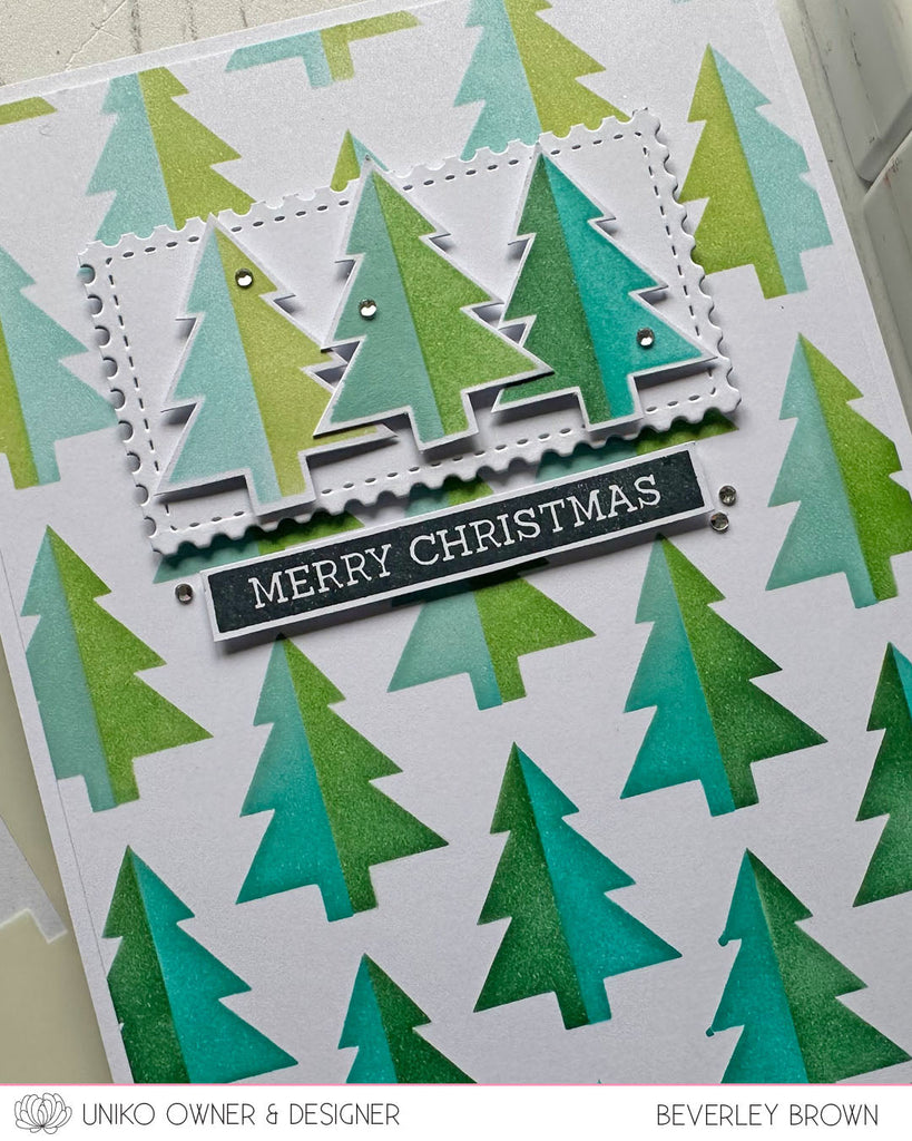 Christmas In July 2025 - Introducing - Ink & Flip Christmas Tree Pattern & Ink & Flip Snowflake Pattern