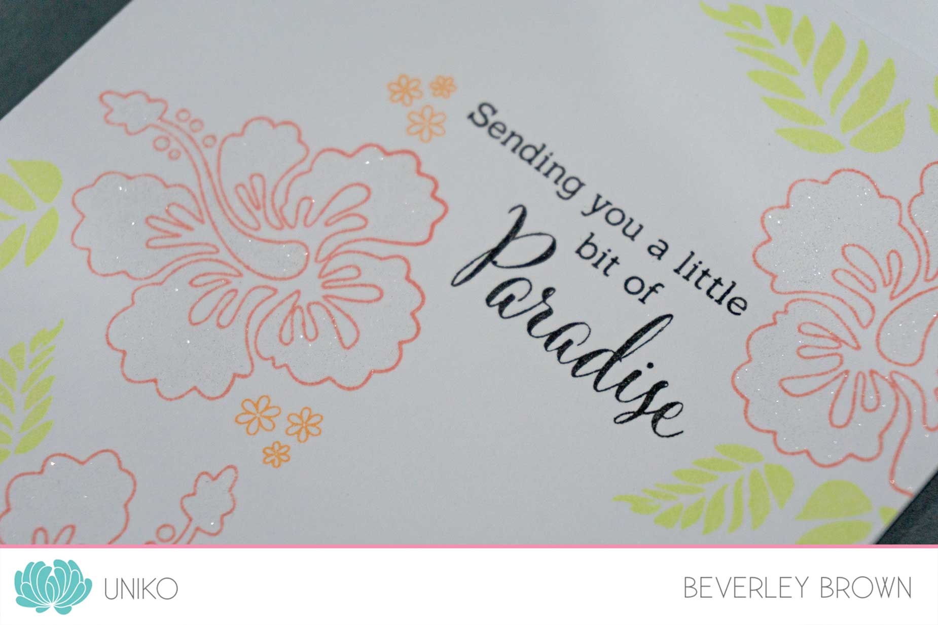 Paradise Clear Stamp Set