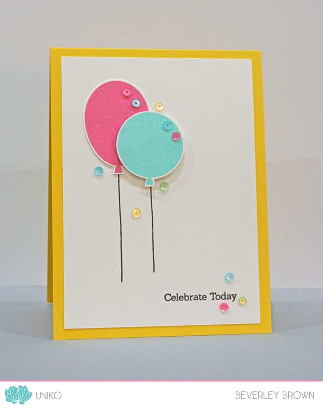 Balloon Bash Clear Stamp Set