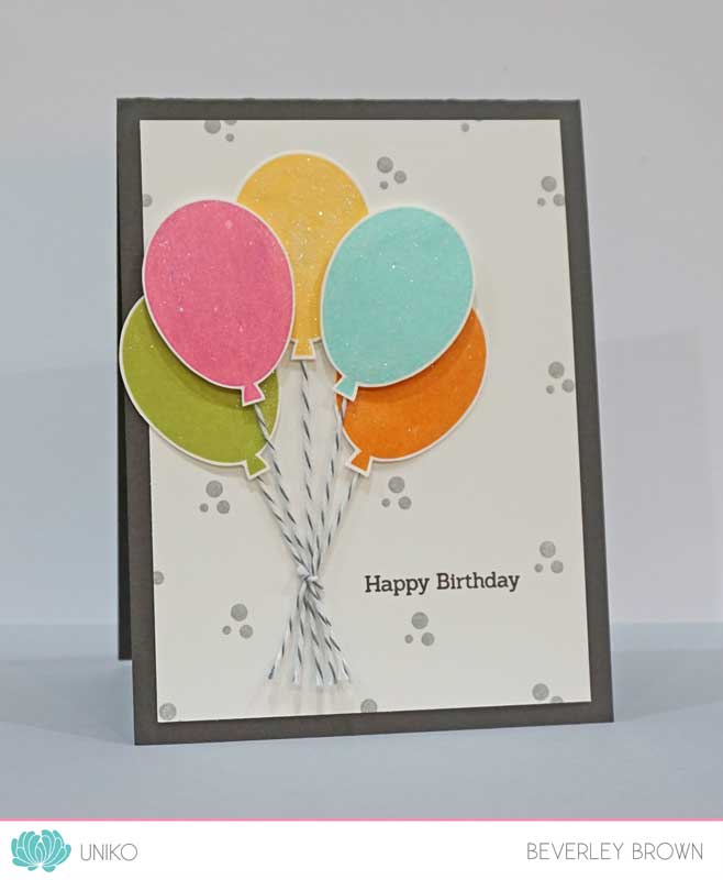 Balloon Bash Clear Stamp Set