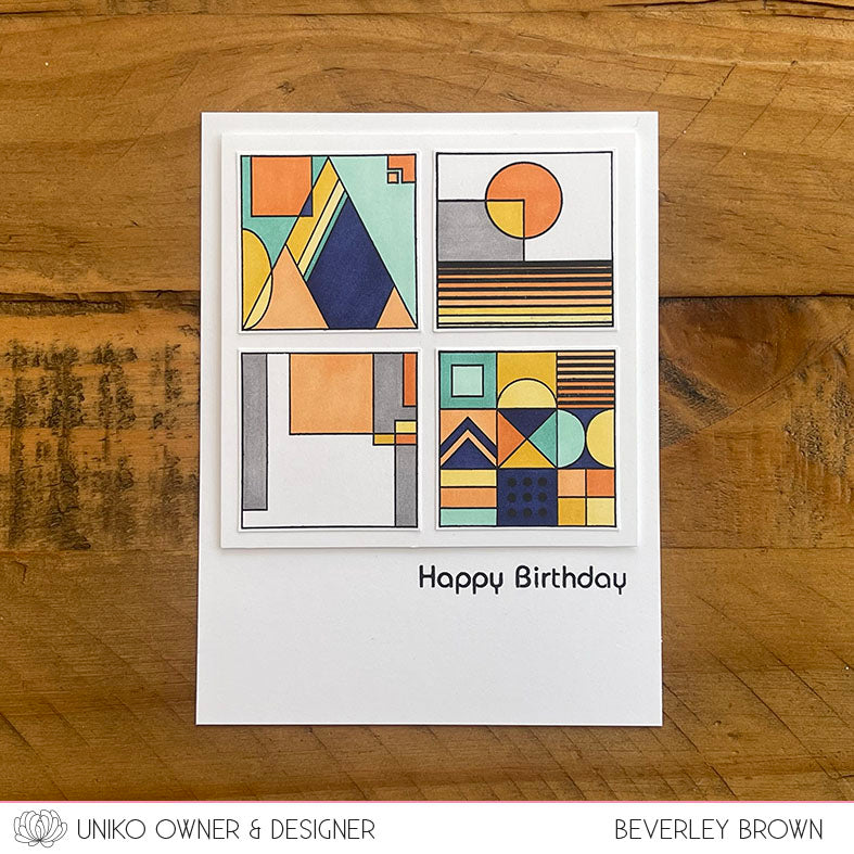 Bauhaus Blocks Clear Stamps