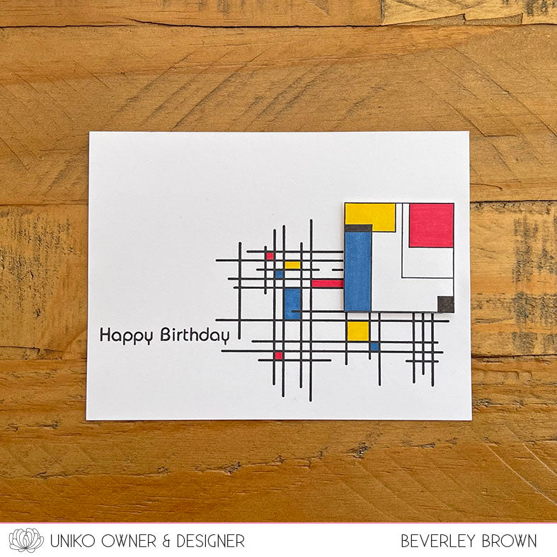 Bauhaus Blocks Clear Stamps