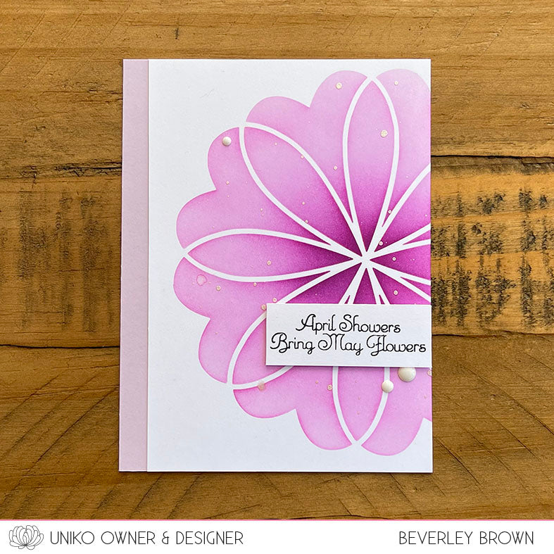 Stencil - Flower Power #4