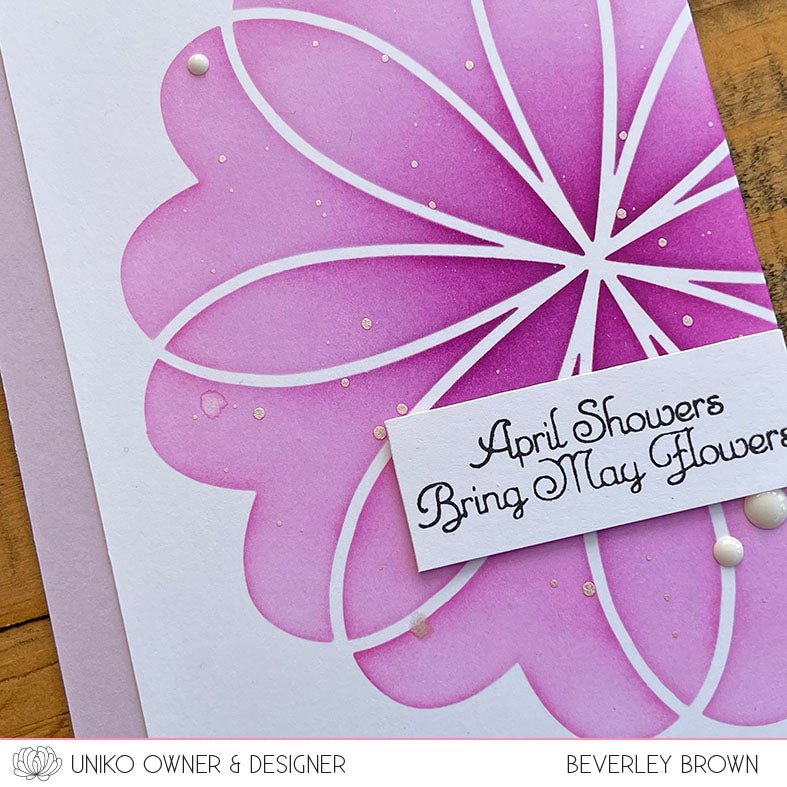 Stencil - Flower Power #4