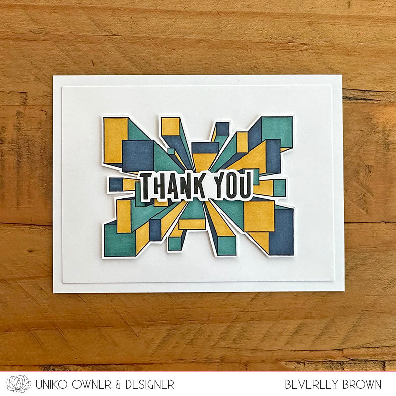 Background Blocks Perspective Clear Stamp