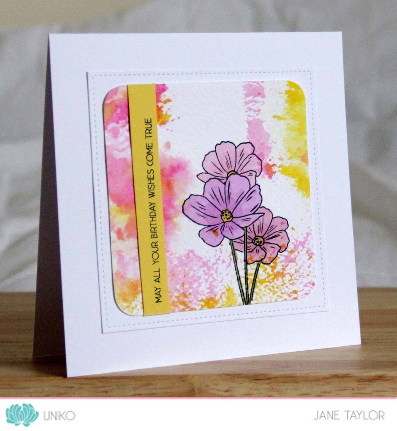 Pure Florals: Cosmos Clear Stamps