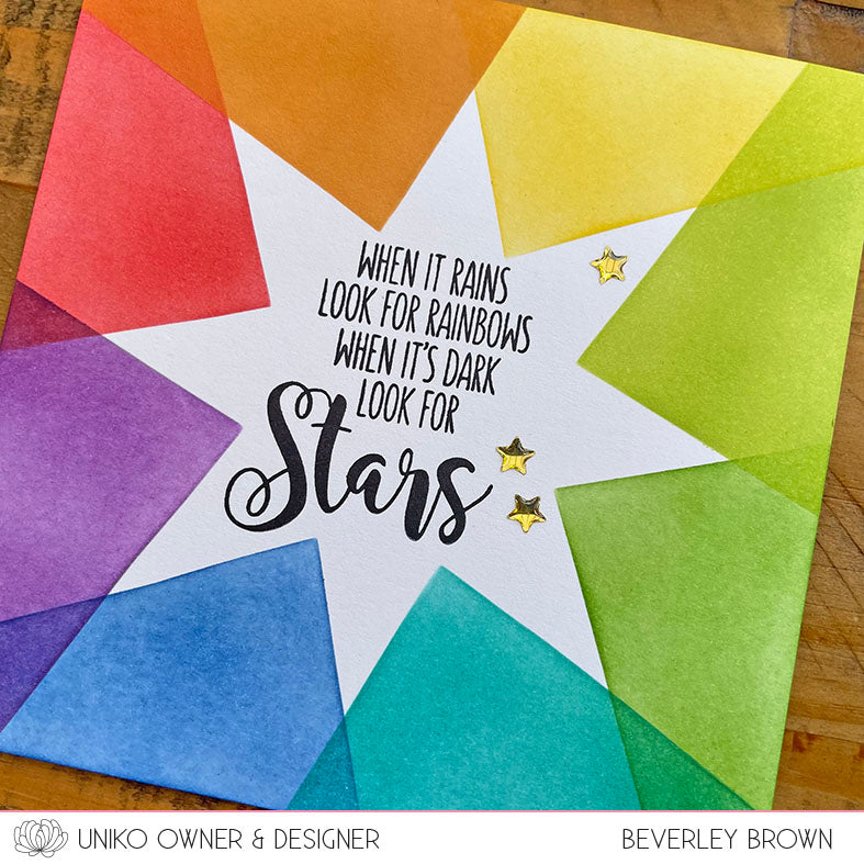 Ink & Flip Stencil - Christmas Star