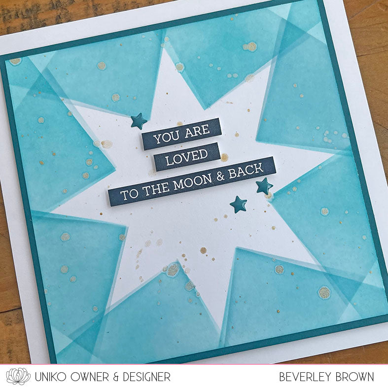 Ink & Flip Stencil - Christmas Star