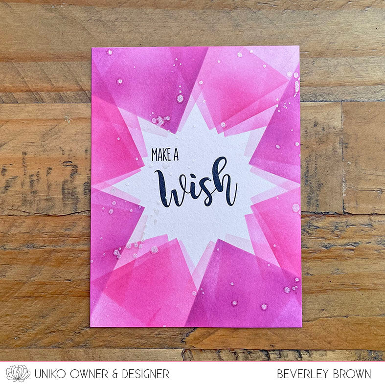 Ink & Flip Stencil - Christmas Star