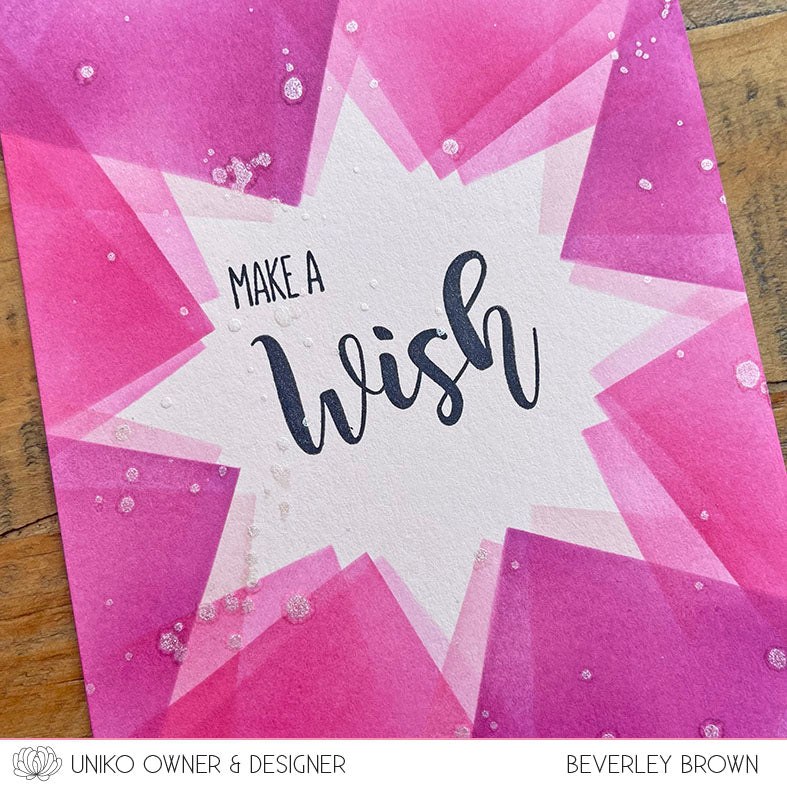 Ink & Flip Stencil - Christmas Star