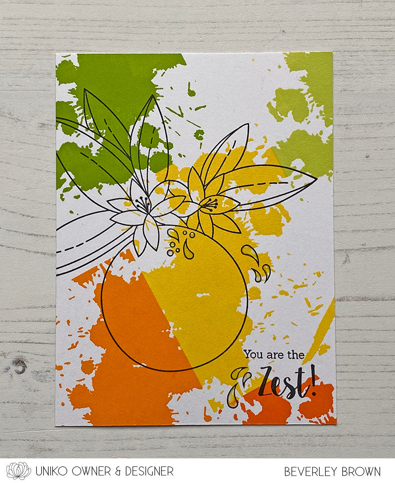 Organically Zesty Clear Stamp Set