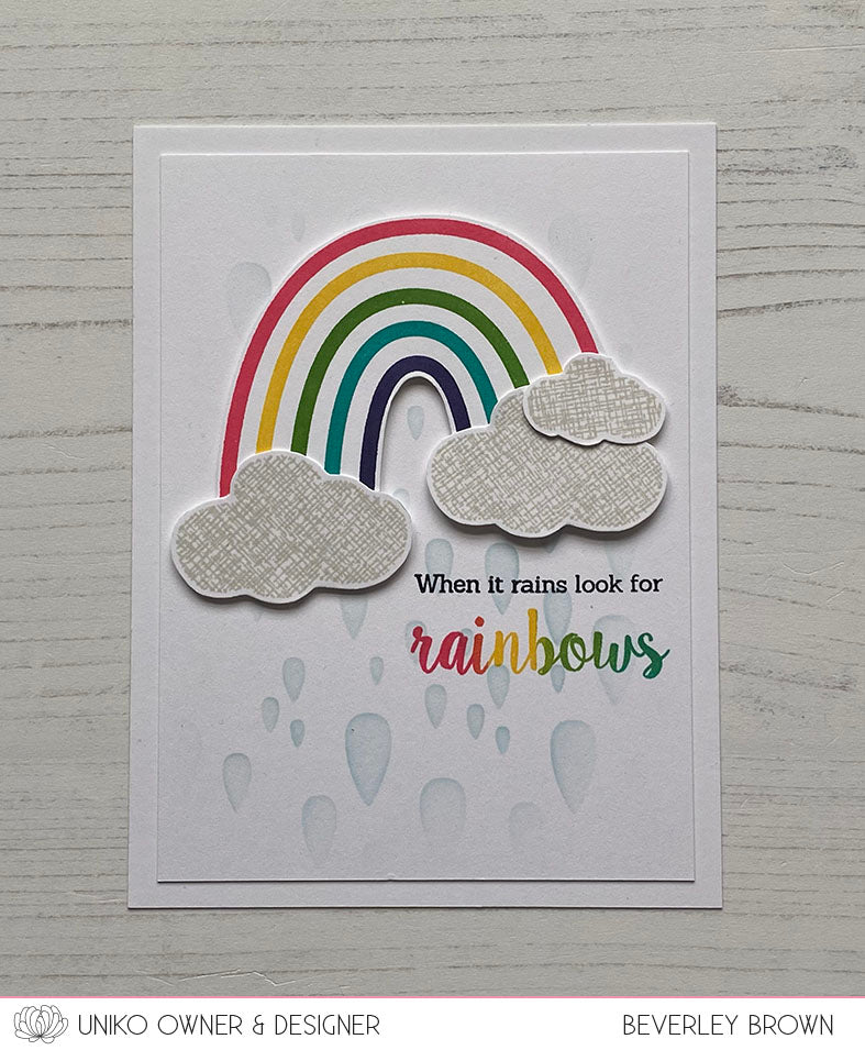 Sunshine & Rainbows Clear Stamp Set