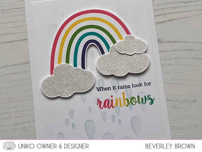 Sunshine & Rainbows Clear Stamp Set