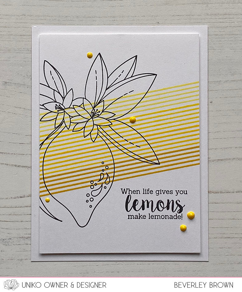 Organically Zesty Clear Stamp Set