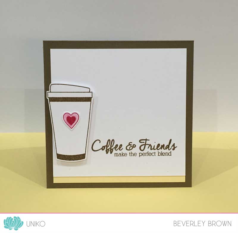 I LOVE Coffee Clear Stamp Set
