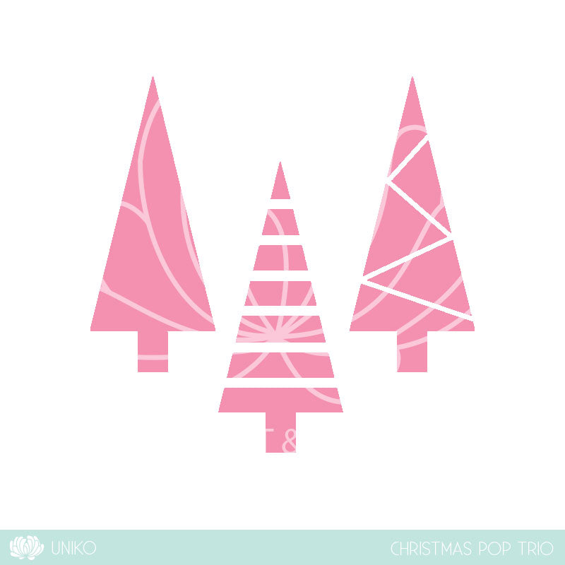 Stencil - Christmas Pop Trio