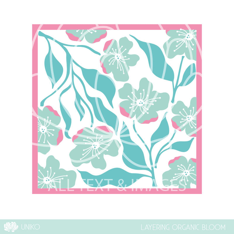 Stencil - Layering Organic Blooms