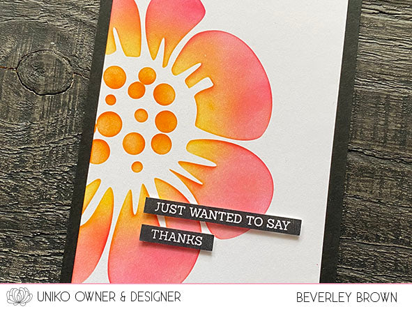 Stencil - Flower Power #5