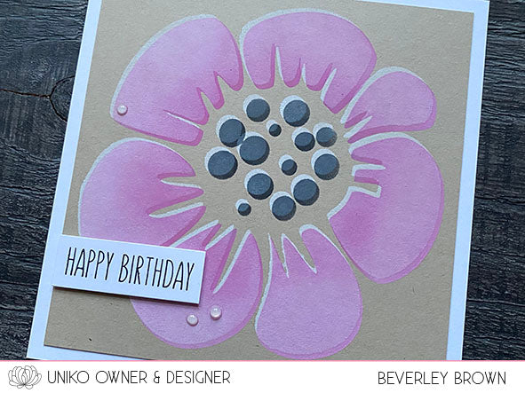 Stencil - Flower Power #5