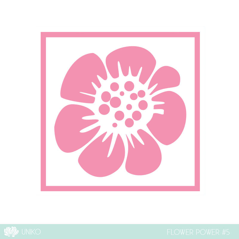 Stencil - Flower Power #5