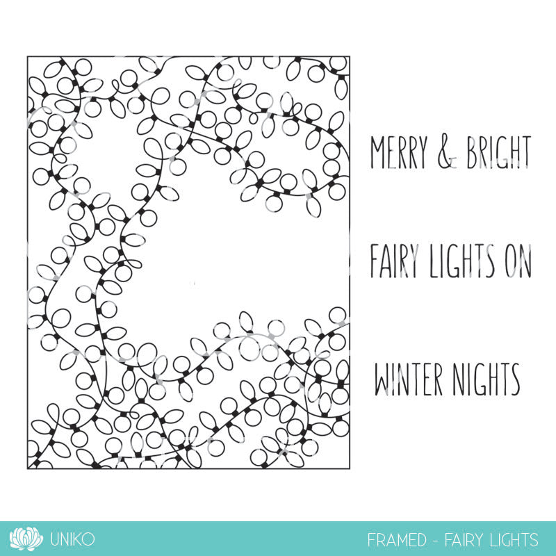 Framed - Fairy Lights Clear Stamp Set