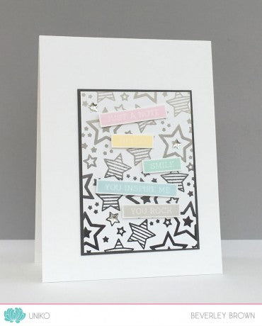 Background Blocks Stars Clear Stamp
