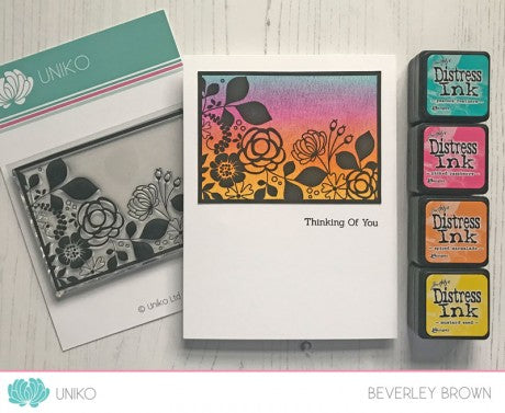 Framed Florals Clear Stamp