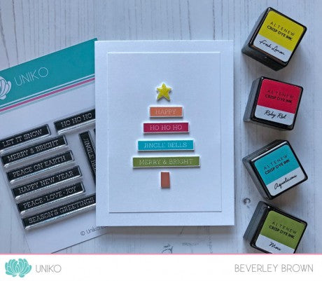 Simply Said Blocks Christmas Clear Stamps