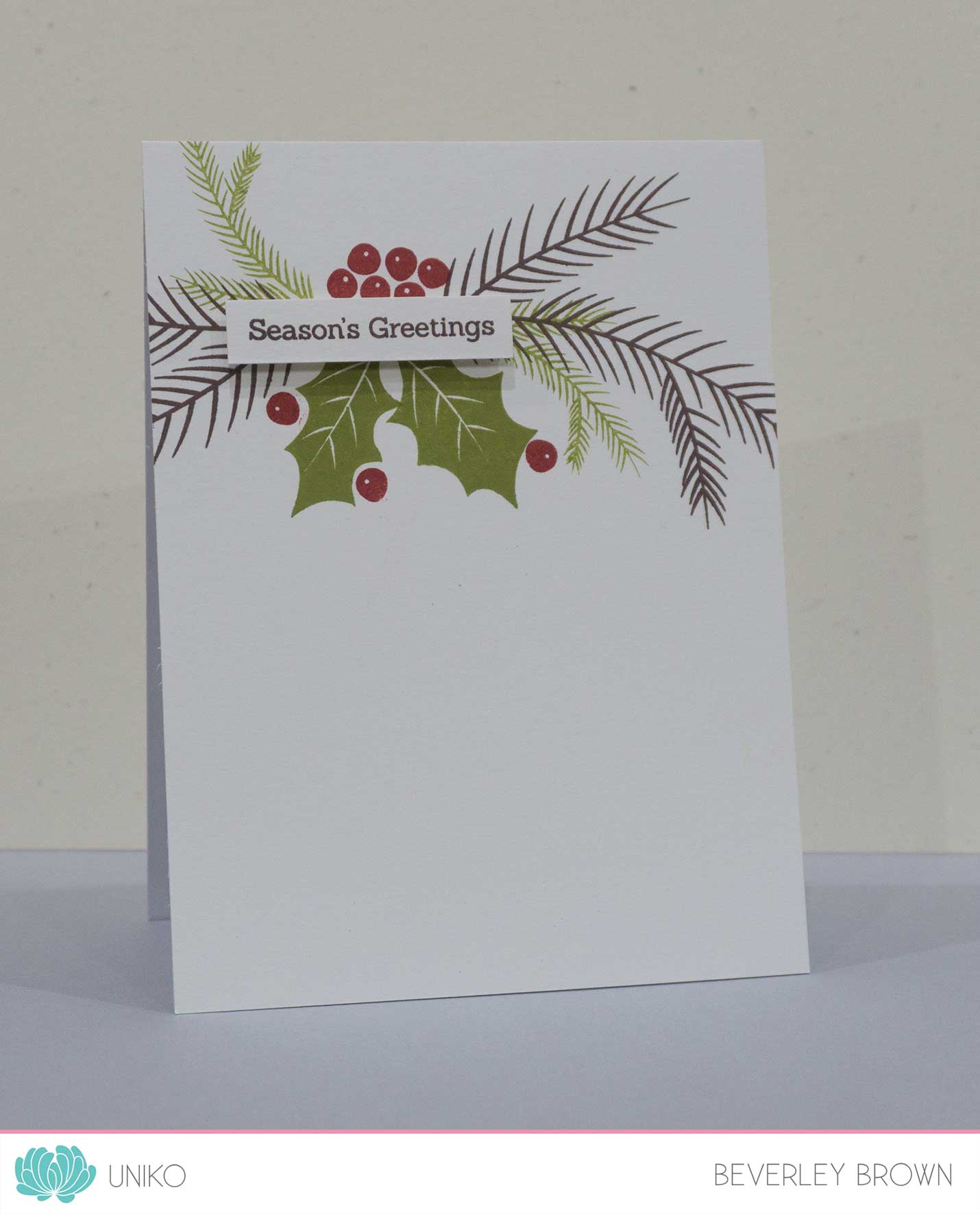 Winter Foliage Clear Stamps