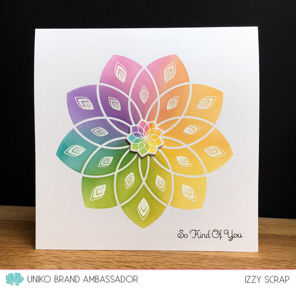 Stencil - Flower Power #8