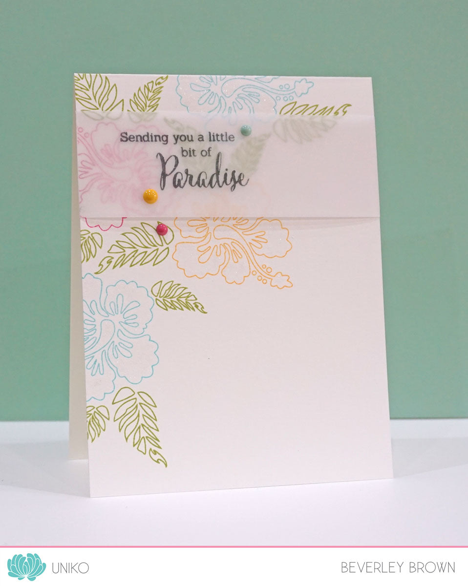 Paradise Clear Stamp Set