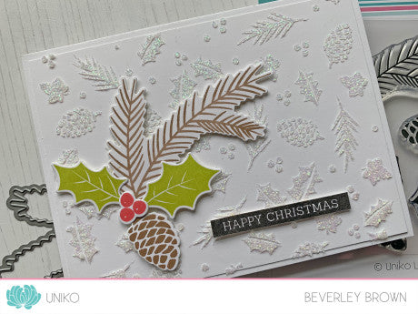 Stencil - Winter Foliage
