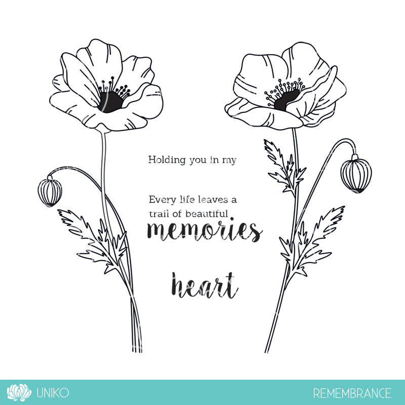 Remembrance Clear Stamp Set