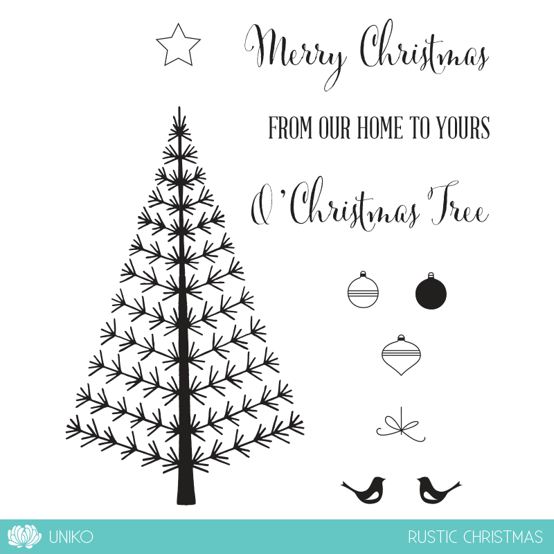 Rustic Christmas Clear Stamps