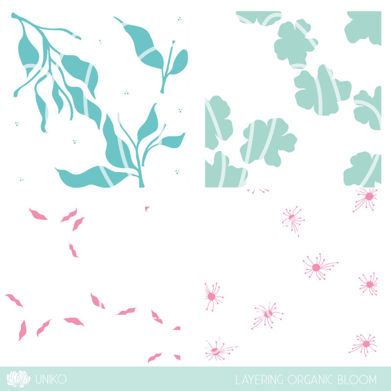 Stencil - Layering Organic Blooms
