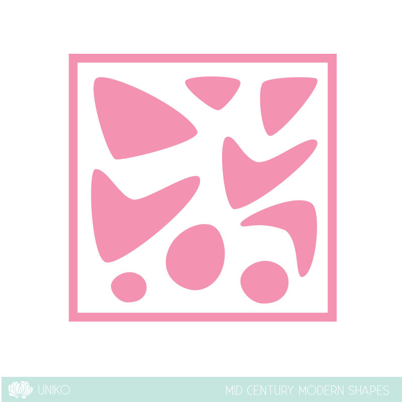 Stencil - Mid Century Modern Shapes