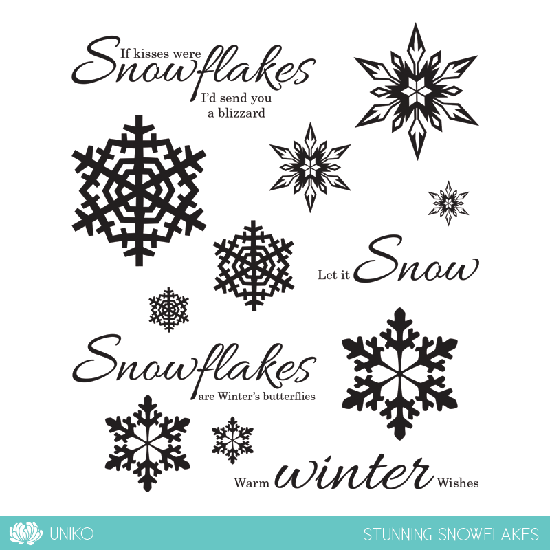 Stunning Snowflakes Clear Stamps