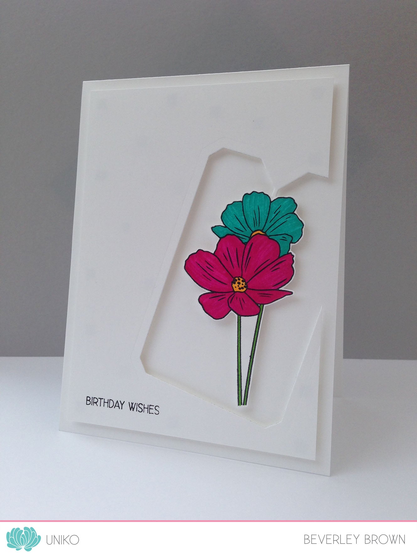 Pure Florals: Cosmos Clear Stamps