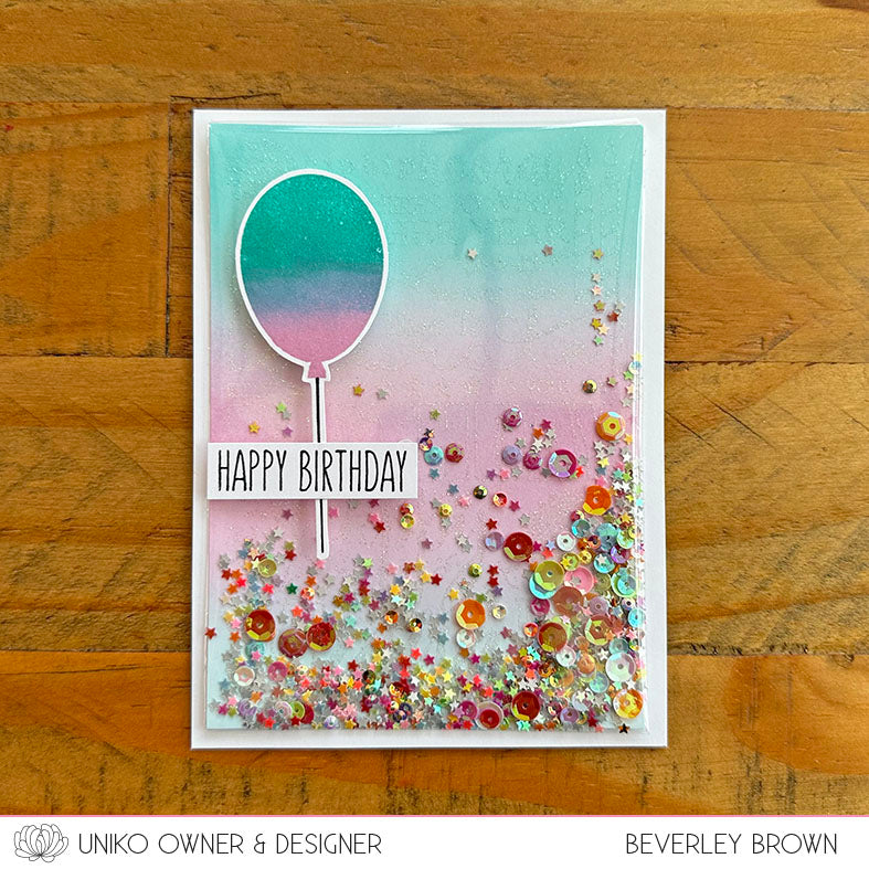 Balloon Bash Clear Stamp Set