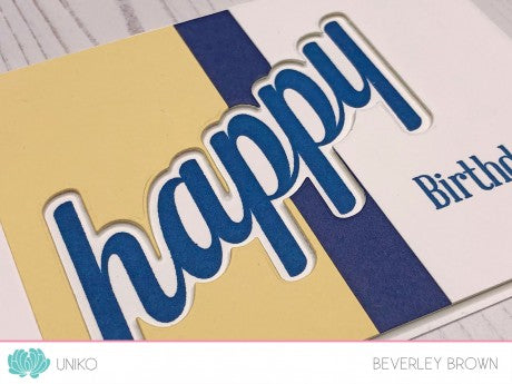 Designer Dies BIG & BOLD Happy Collection