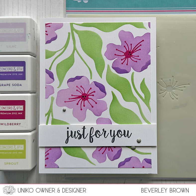 Stencil - Layering Organic Blooms