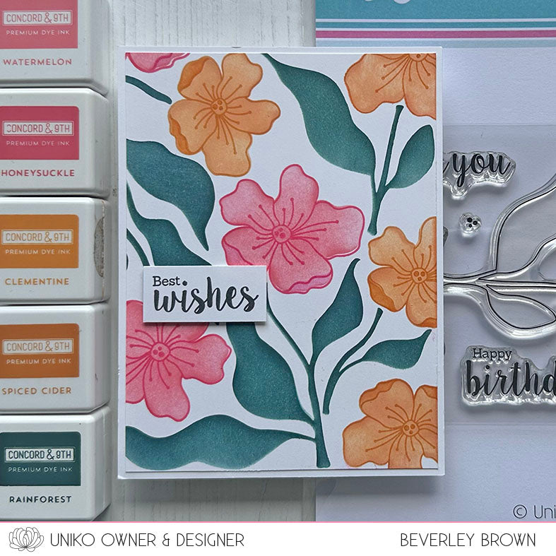 Stencil - Layering Organic Blooms