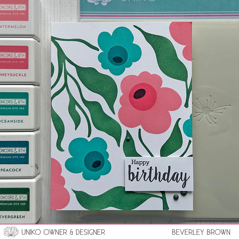 Stencil - Layering Organic Blooms
