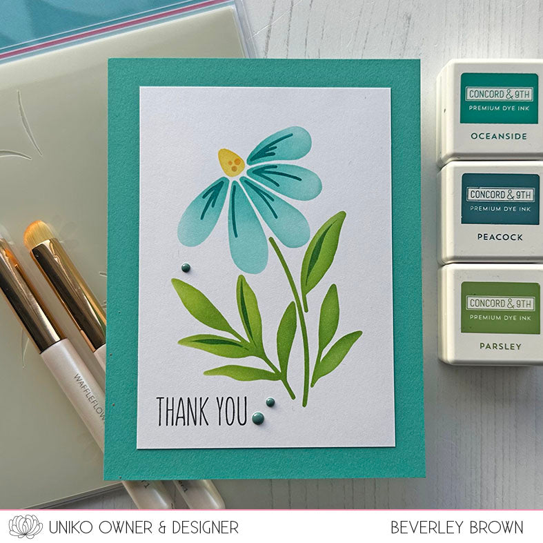 Stencil - Layering Picked Posies