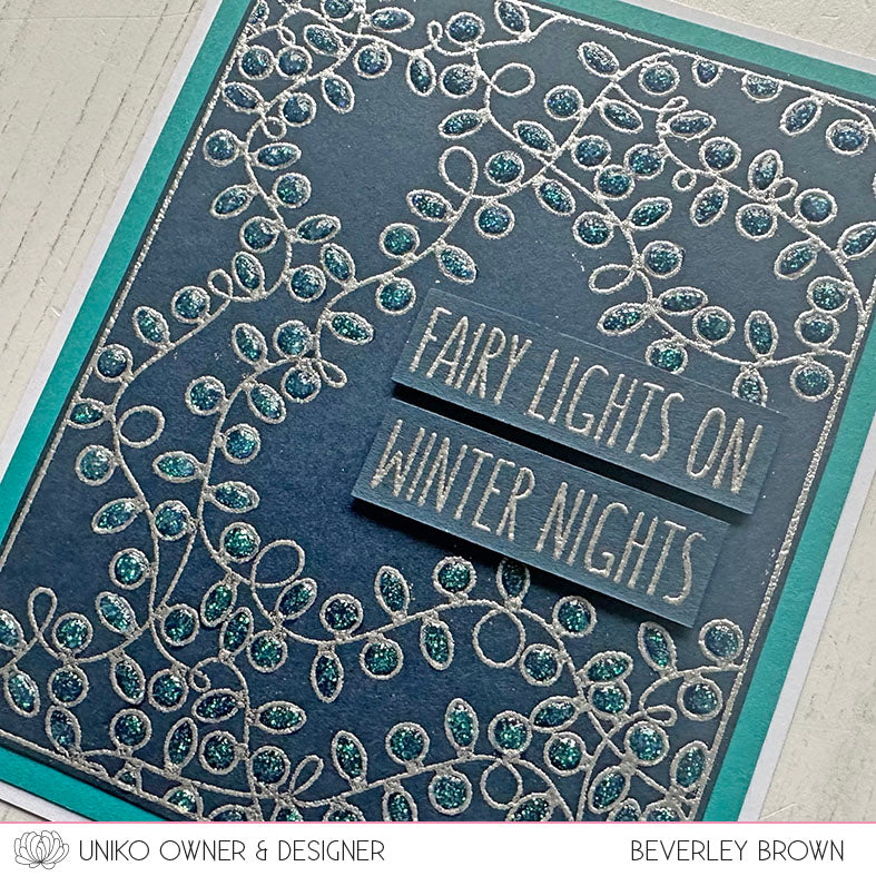 Framed - Fairy Lights Clear Stamp Set