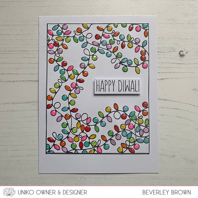 Framed - Fairy Lights Clear Stamp Set