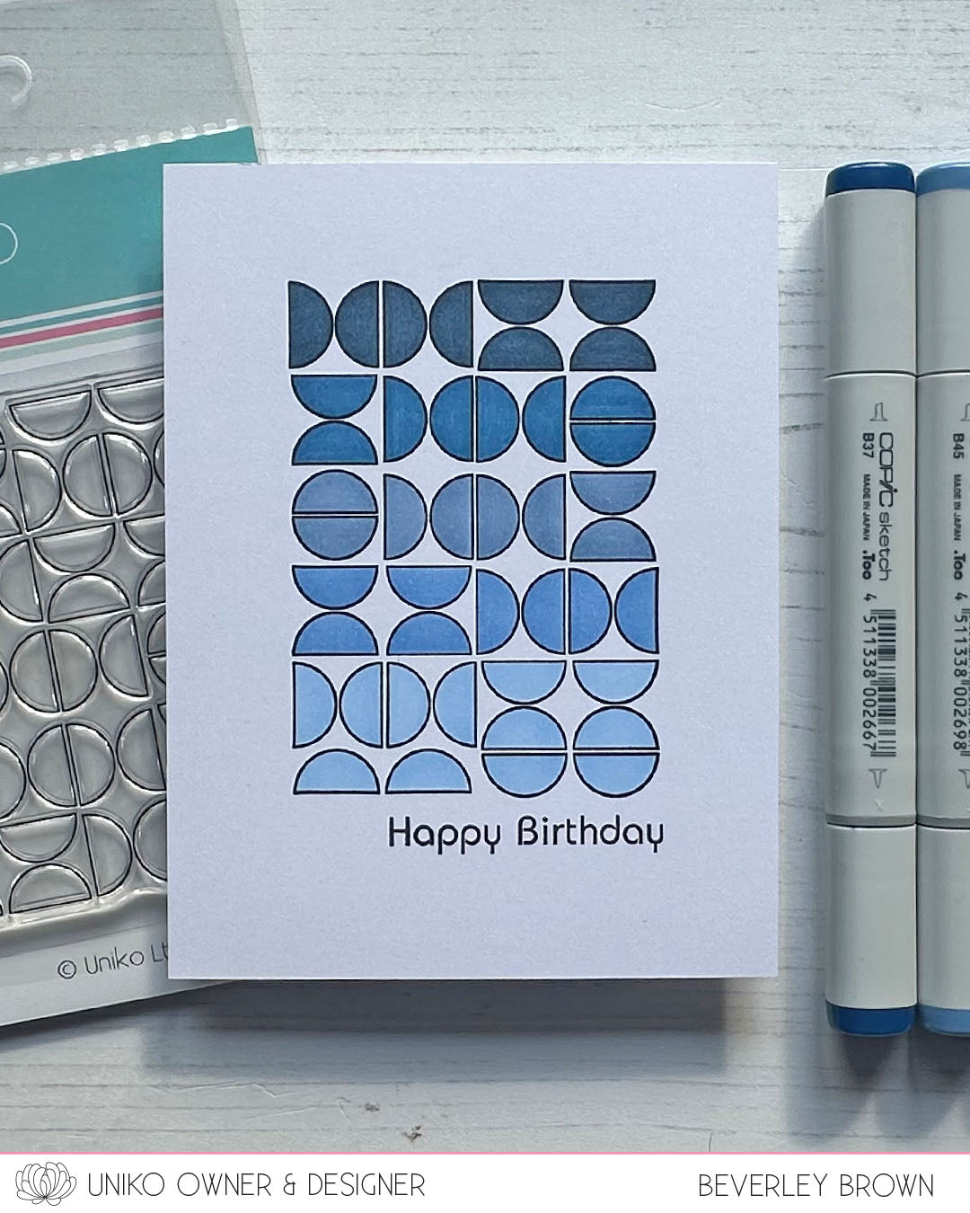 Background Blocks Bauhaus Clear Stamp