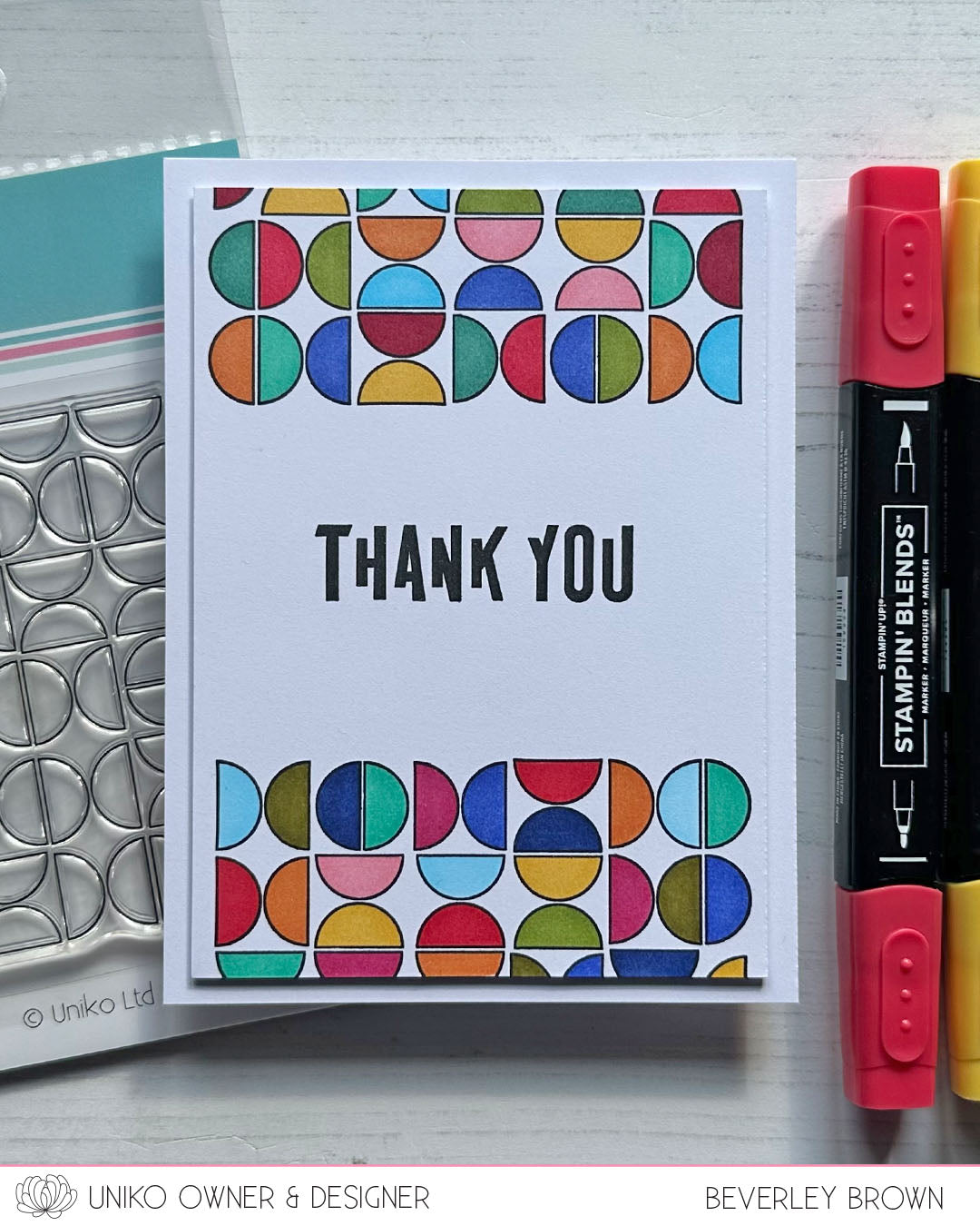 Background Blocks Bauhaus Clear Stamp